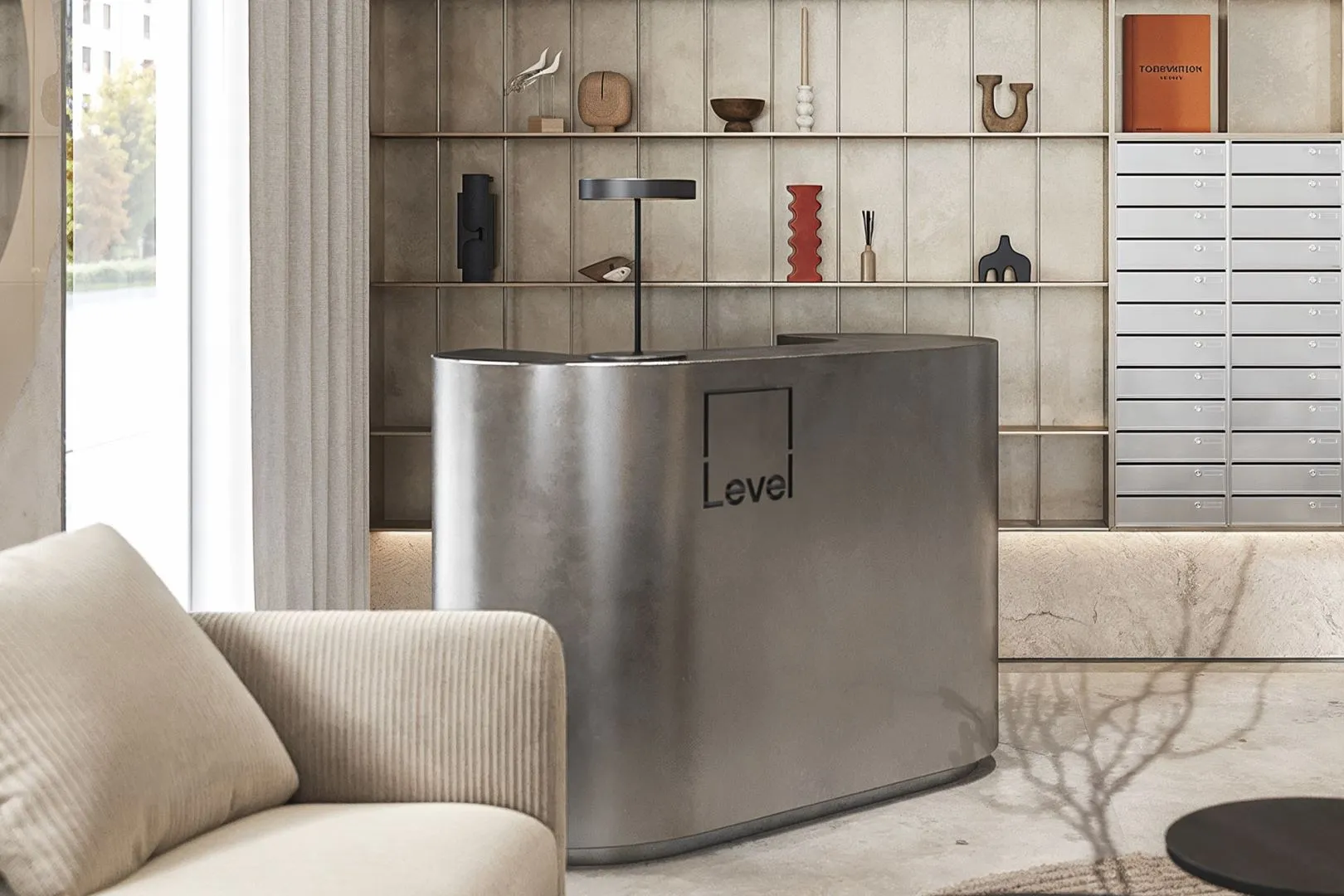 Лобби и входная группа жилого комплекса