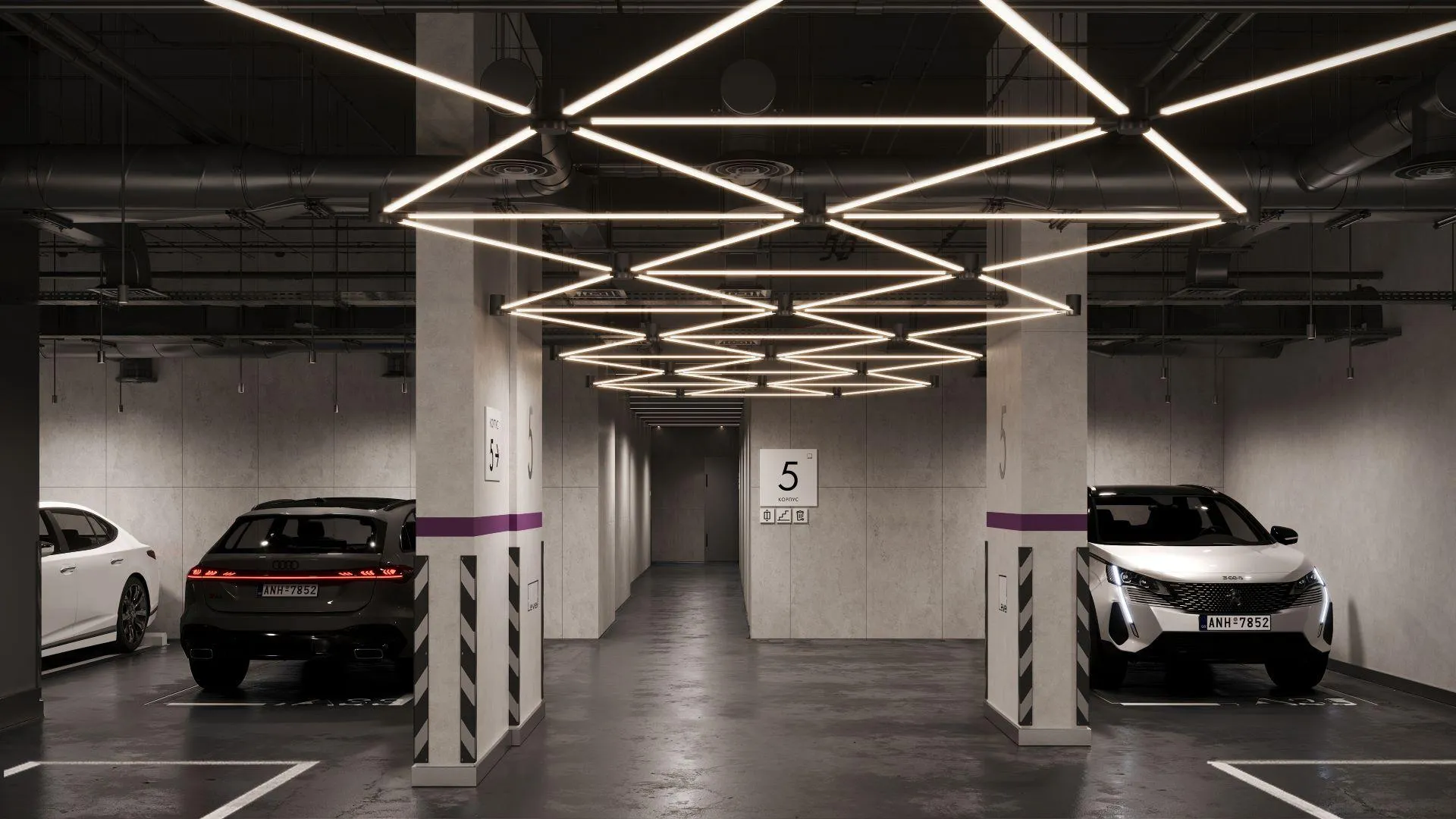 Парковка для жителей ЖК